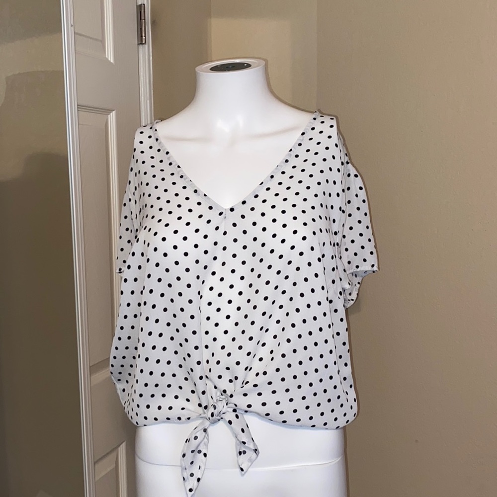 Polka dot top